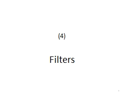 (4)   Filters 1 Frequency Response