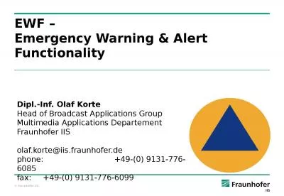 EWF  – Emergency  Warning
