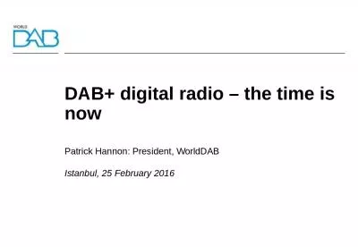 DAB+ digital radio – the time is now