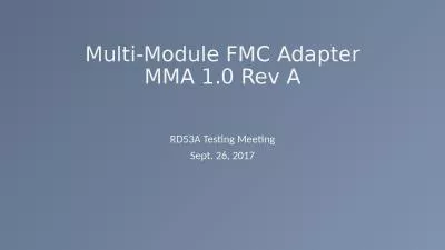 Multi-Module FMC Adapter