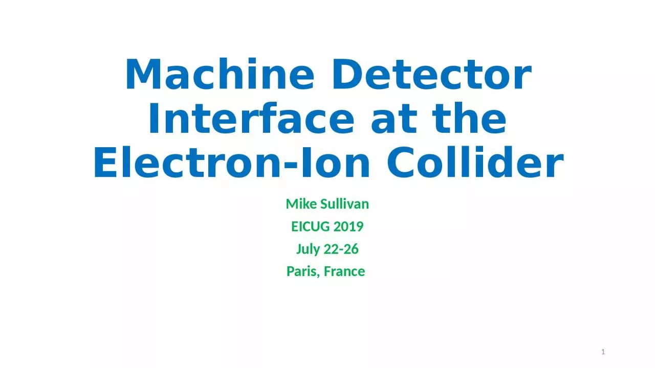 PPT-Machine Detector Interface at the Electron-Ion Collider