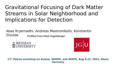 Gravitational Focusing of Dark Matter Streams in Solar Neighborhood and Implications for