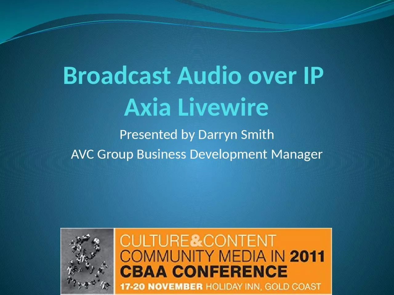 PPT-Broadcast Audio over IP