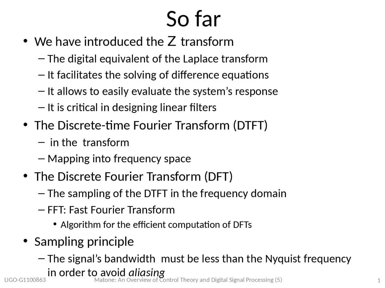 PPT-So far We have introduced the