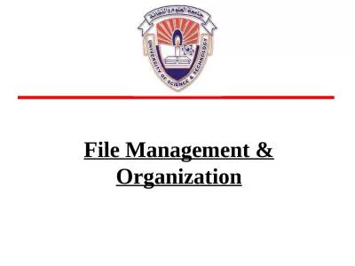 File Management & Organization