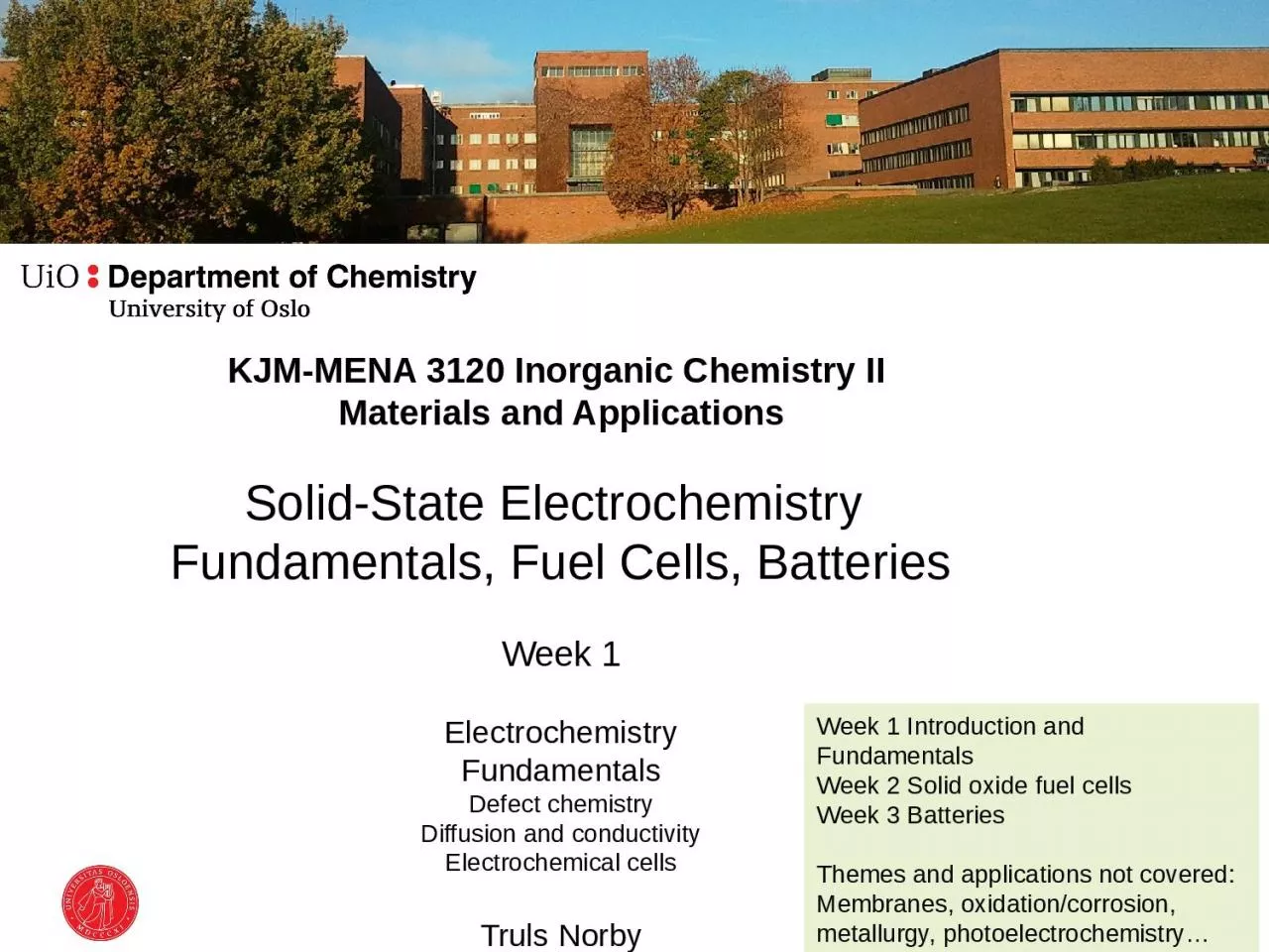 PPT-KJM-MENA 3120 Inorganic Chemistry II