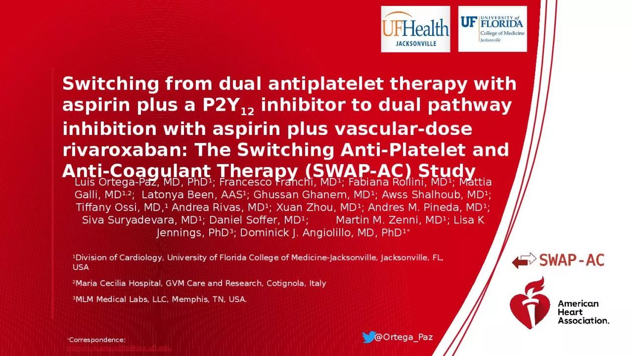 PPT-Switching from dual antiplatelet therapy with aspirin plus a P2Y