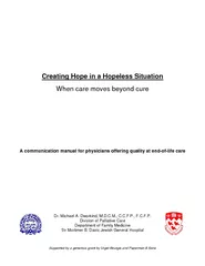Creating Hope in a Hopeless Situation