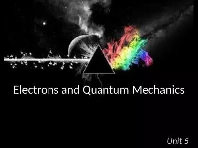 Electrons and Quantum Mechanics