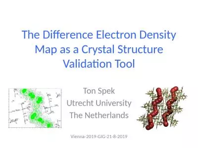 The Difference Electron Density Map as a Crystal Structure Validation Tool