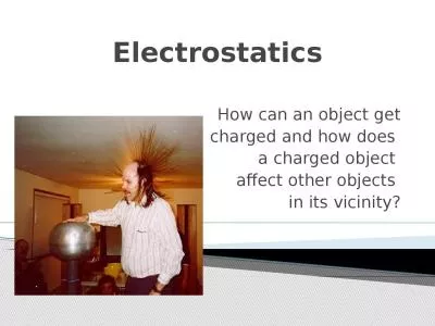 Electrostatics How can an object get