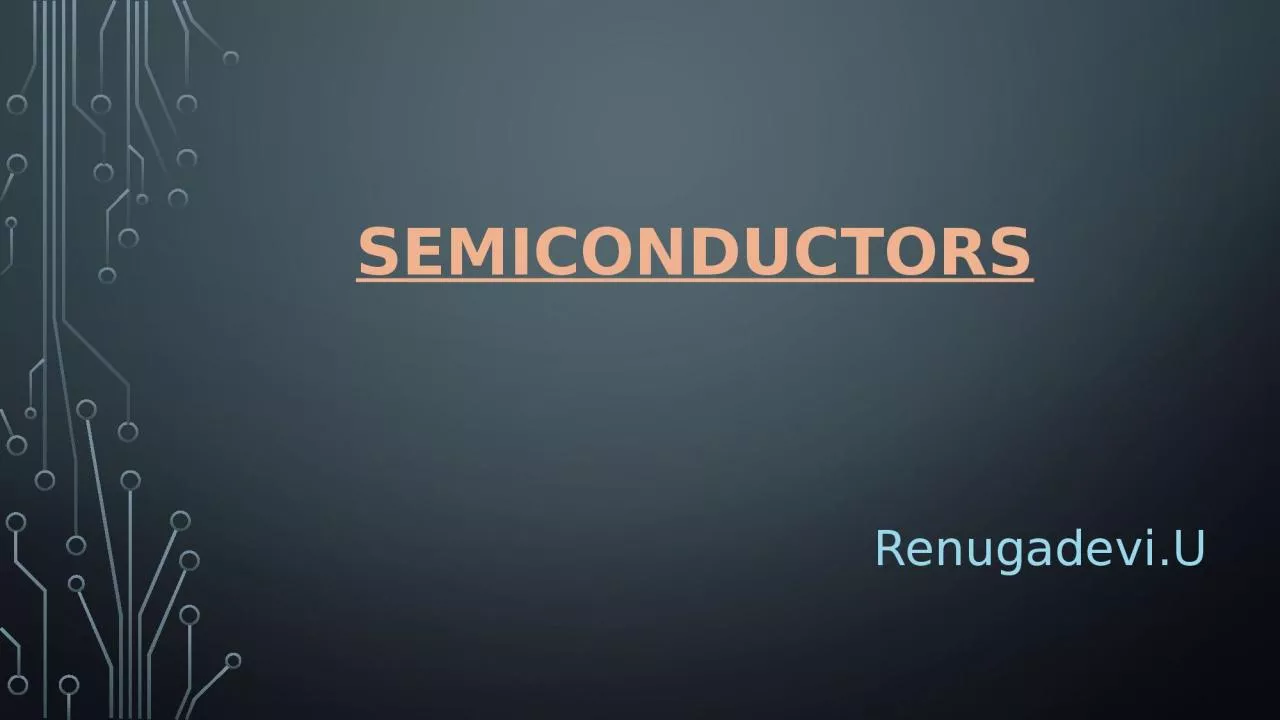 PPT-Semiconductors Renugadevi.U