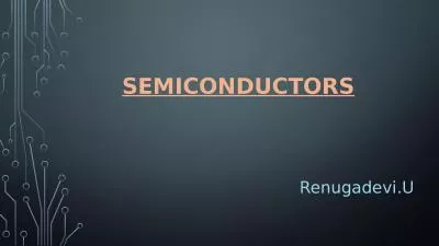 Semiconductors Renugadevi.U