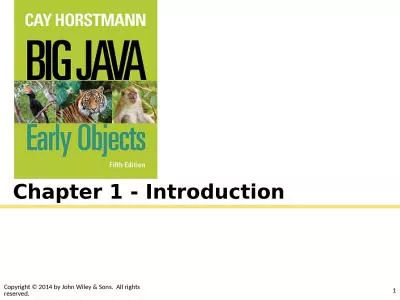 Chapter Goals To learn about computers and programming