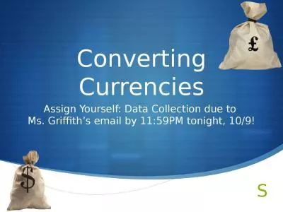 Converting Currencies Assign Yourself: Data Collection due to