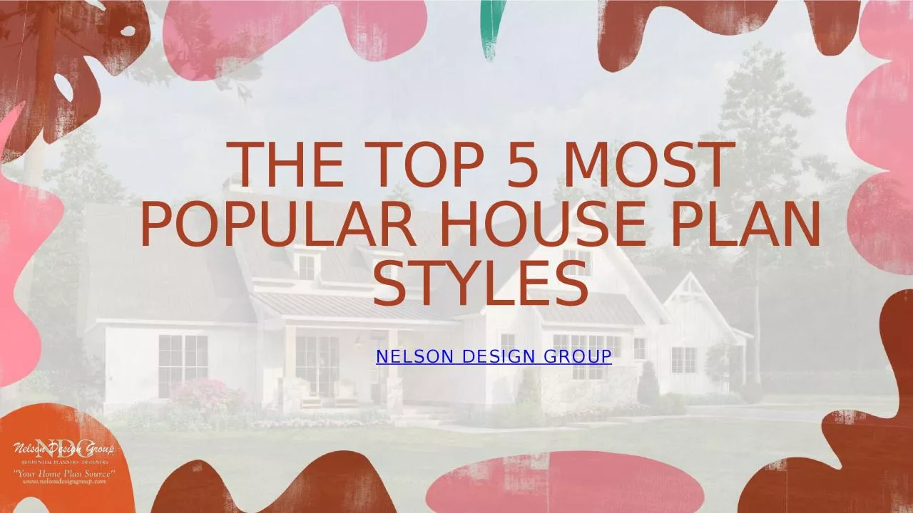 PPT-The Top 5 Most Popular House Plan Styles