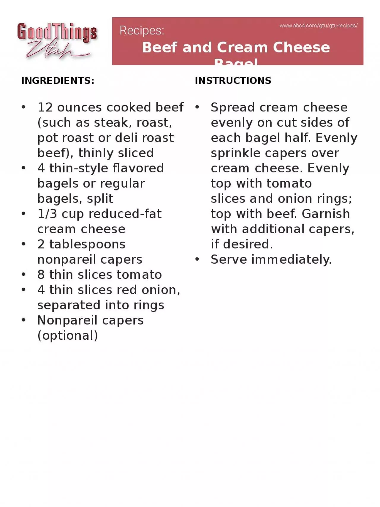 PPT-12 ounces cooked beef (such as steak, roast, pot roast or deli roast beef), thinly sliced