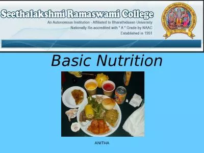 ANITHA Basic Nutrition ANITHA