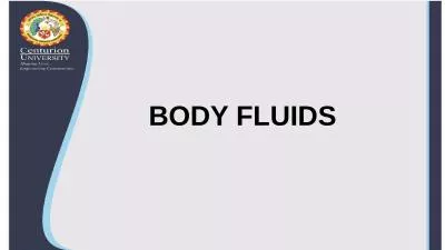 BODY FLUIDS Adult  nonherbivorous