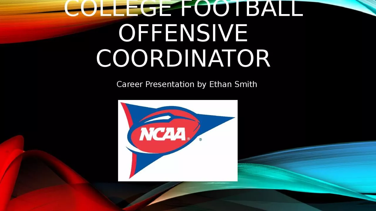 PPT-College football Offensive Coordinator