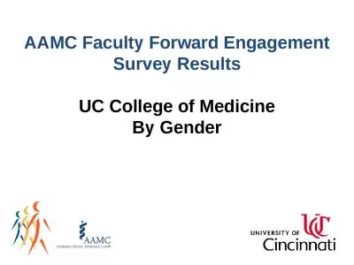 AAMC Faculty Forward Engagement Survey Results