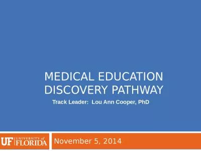 MEDICAL EDUCATION DISCOVERY PATHWAY