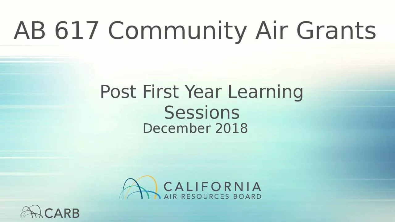 AB 617 Community Air Grants
