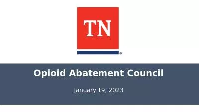 Opioid Abatement Council