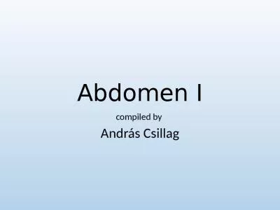 Abdomen  I c ompiled   by
