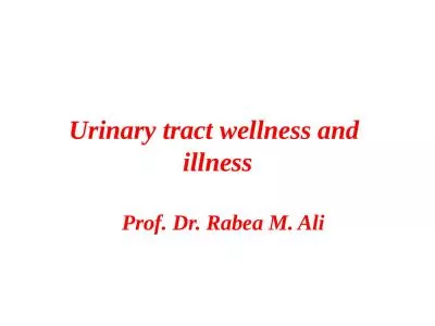 Urinary tract wellness and