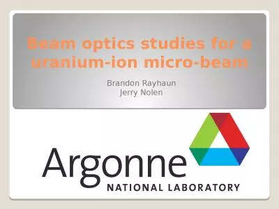 Beam optics studies for a uranium-ion micro-beam