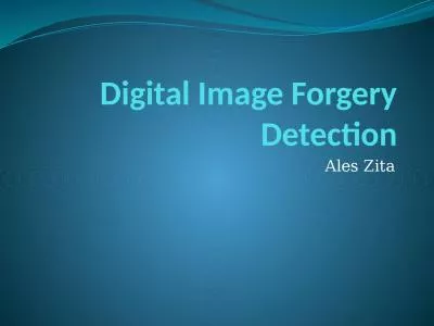 Digital Image Forgery  Detection