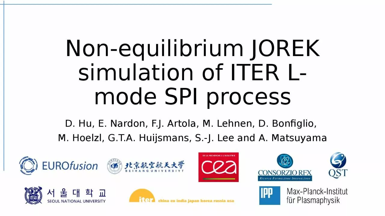 PPT-Non-equilibrium JOREK simulation of ITER L-mode SPI process