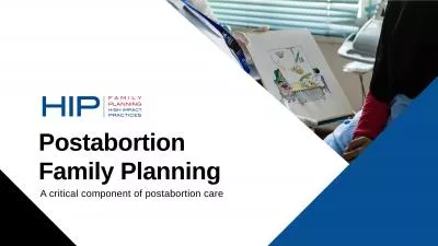 Postabortion Family Planning