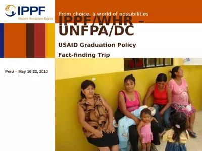 IPPF/WHR – UNFPA/DC USAID Graduation Policy