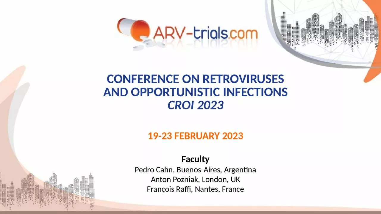 PPT-CONFERENCE ON RETROVIRUSES