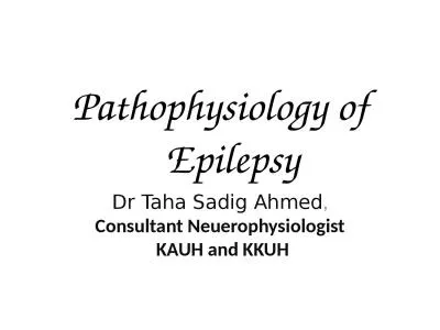 Pathophysiology  of Epilepsy