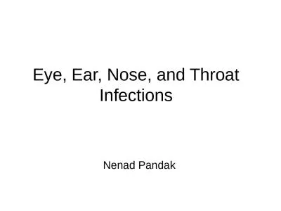 Eye, Ear, Nose, and Throat Infections