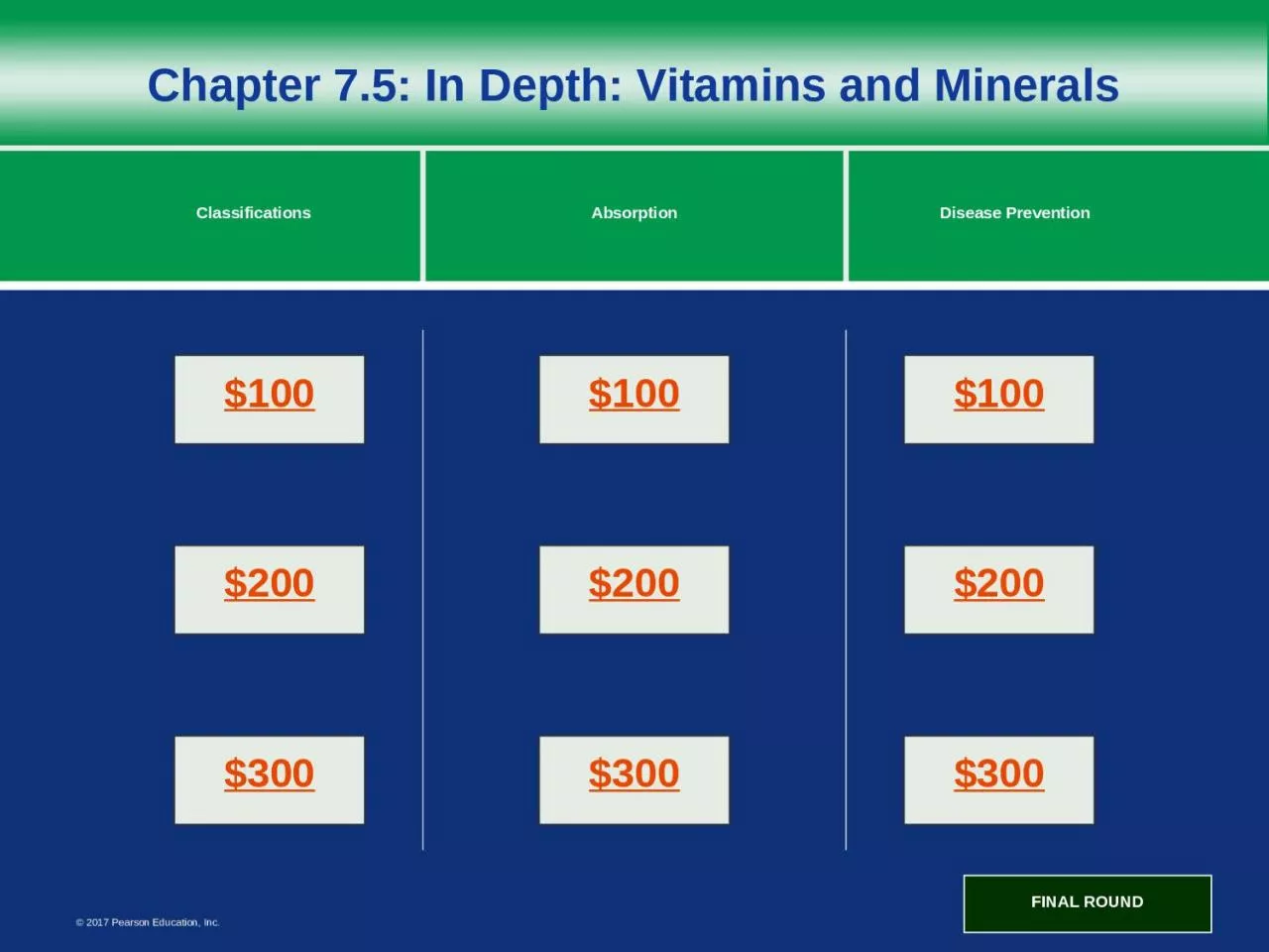 PPT-Chapter 7.5 : In Depth: Vitamins and Minerals