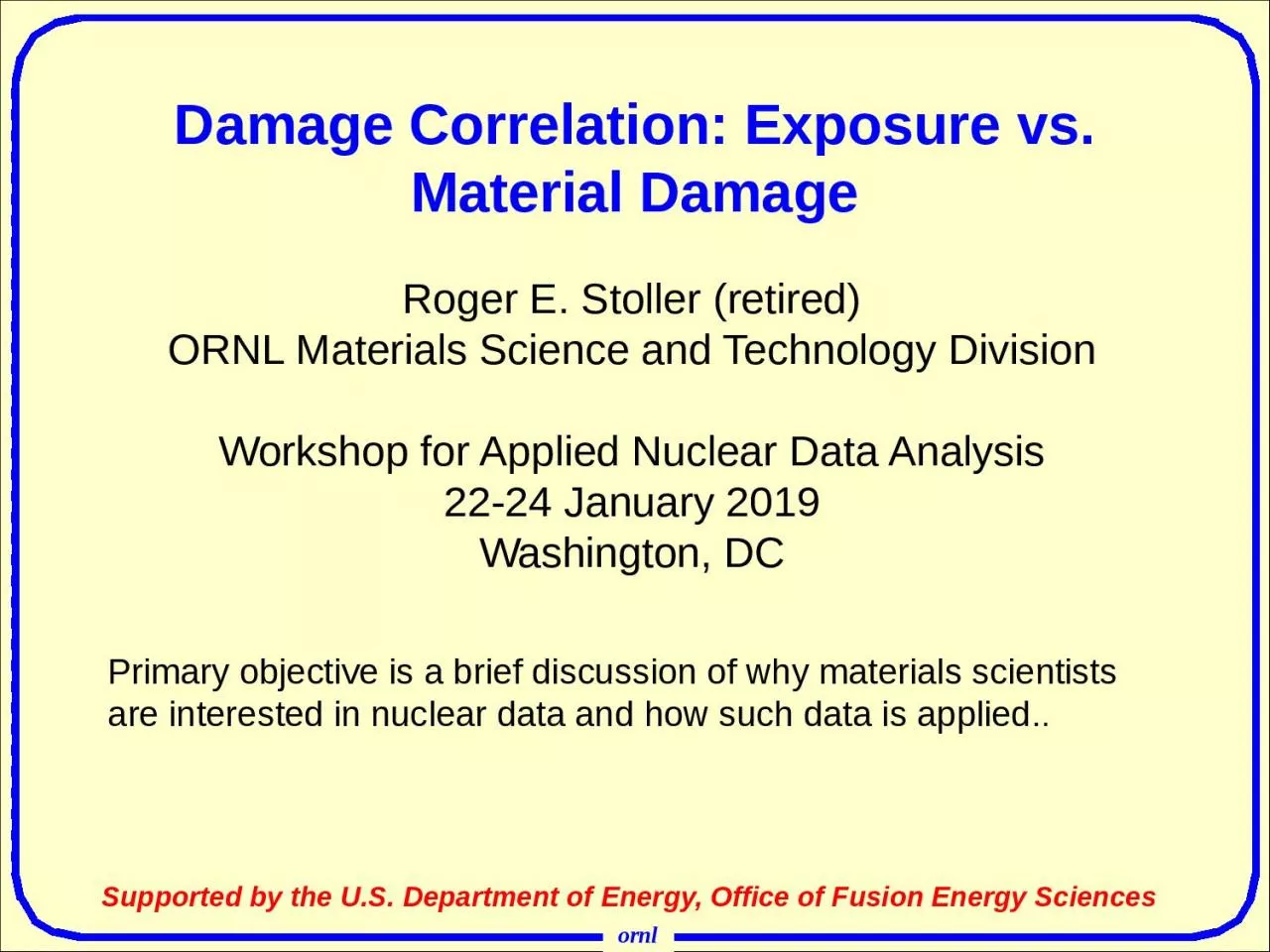 PPT-Supported by the U.S. Department of Energy, Office