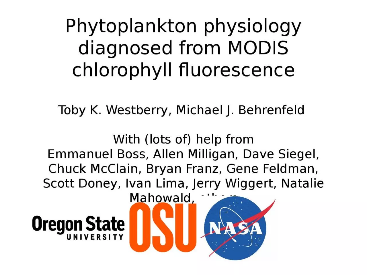 PPT-Phytoplankton physiology diagnosed from MODIS chlorophyll fluorescence