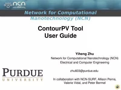 ContourPV  Tool User Guide