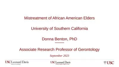 Mistreatment of African American Elders