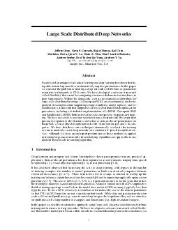 Large Scale Distributed Deep Networks Jeffrey Dean Greg S