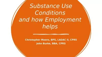 Substance Use Conditions