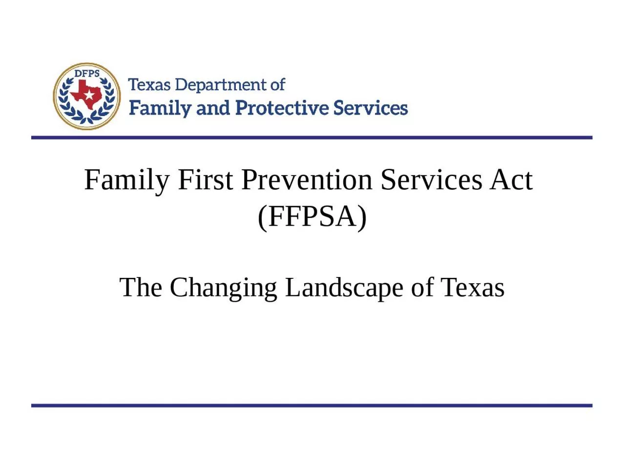 PPT-Family First Prevention Services