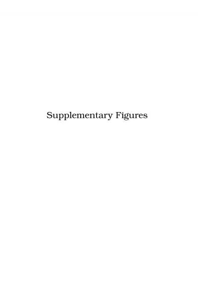 Supplementary Figures Supplementary