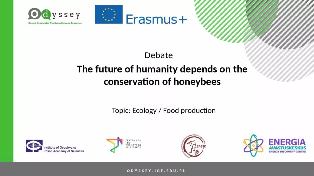 PPT-Debate Topic: Ecology / Food production