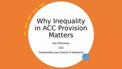 Why Inequality in ACC Provision Matters