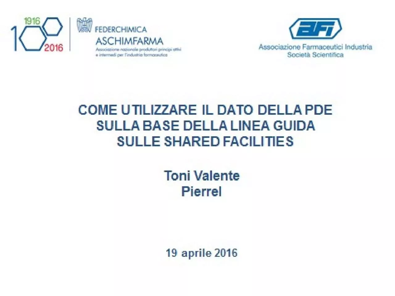 PPT-COME UTILIZZARE IL DATO DELLA PDE